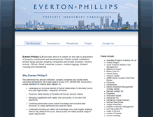 Tablet Screenshot of evertonphillips.com